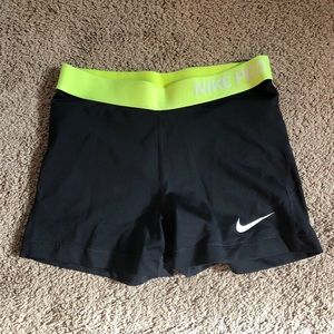 Nike spandex shorts
